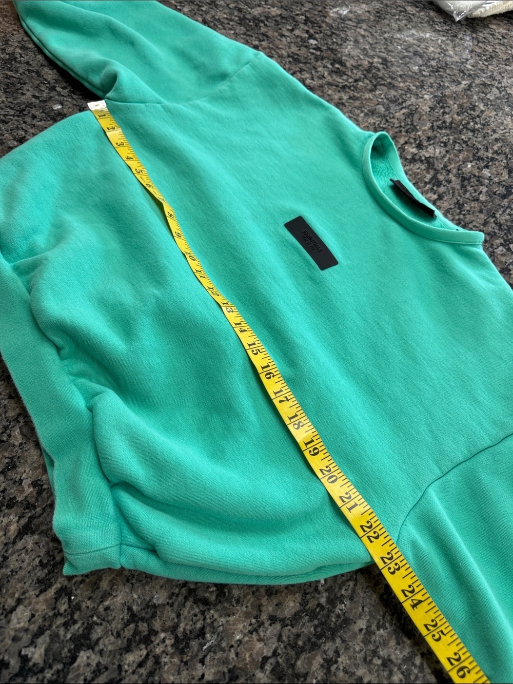 Fear of God Turquoise Crewneck Sweatshirt with pockets 12 - Picture 15 of 16